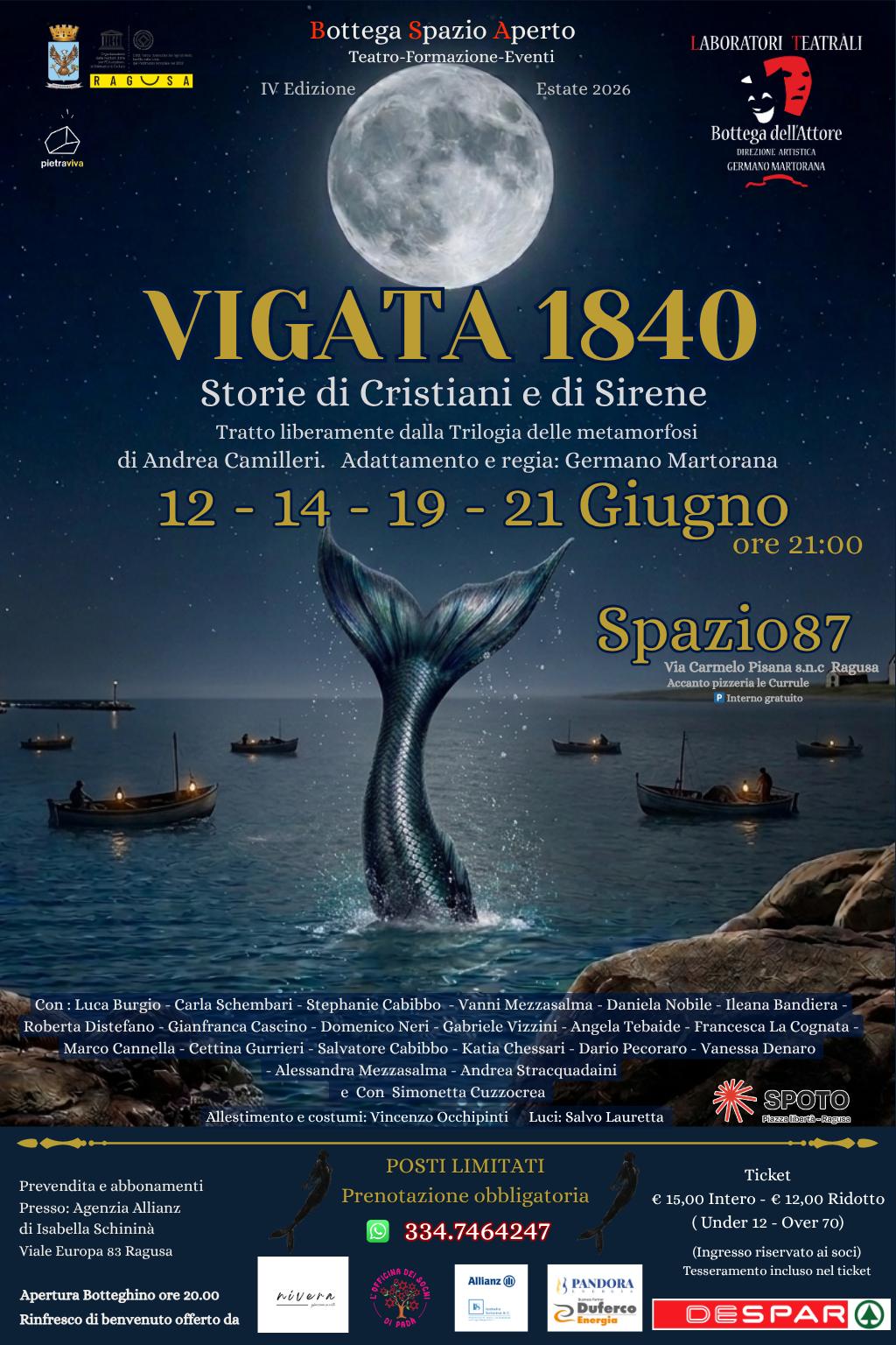 Locandina di Vigata 1840, storie di cristiani e di sirene